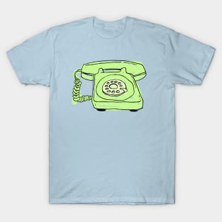Sketchy Old Retro Rotary Phone T-Shirt